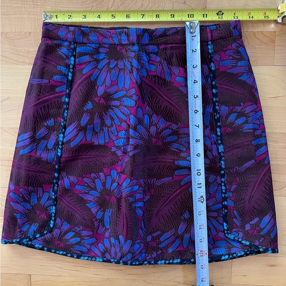 J. Crew Iridescent Midnight Floral Jacquard Mini Skirt - Picture 7 of 15